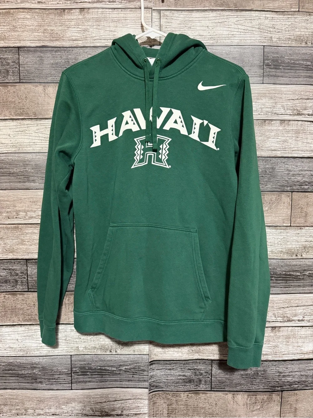 Nike Hawaii Rainbow Warriors Hoodie Men’s S Green Pullover Fleece